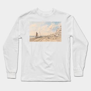 Brighton Beach Looking West by John Constable Long Sleeve T-Shirt